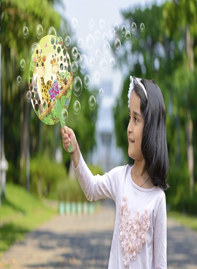 Bubble Magic Fan Bubs Giraffe, Bubble Solution with Hand Fan for The Kids 3 Years and Above, Multicolor, (FB50010) - Image 2